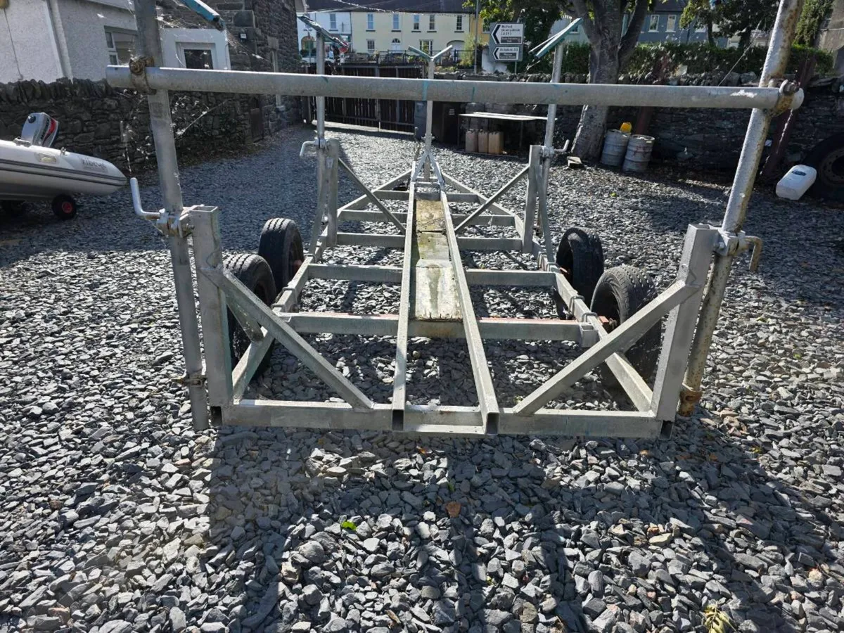 Yacht boat launching trailer for Sadler 26 yacht - Image 3