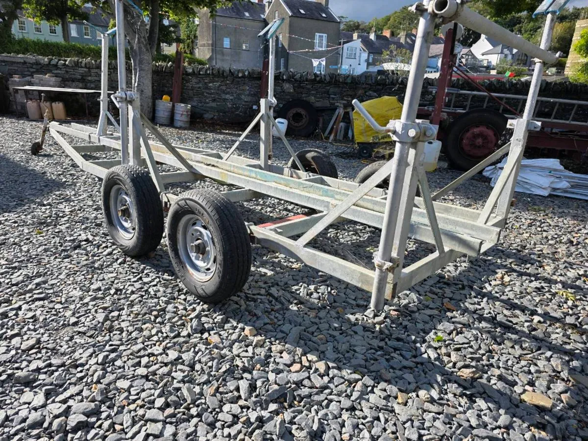 Yacht boat launching trailer for Sadler 26 yacht - Image 4