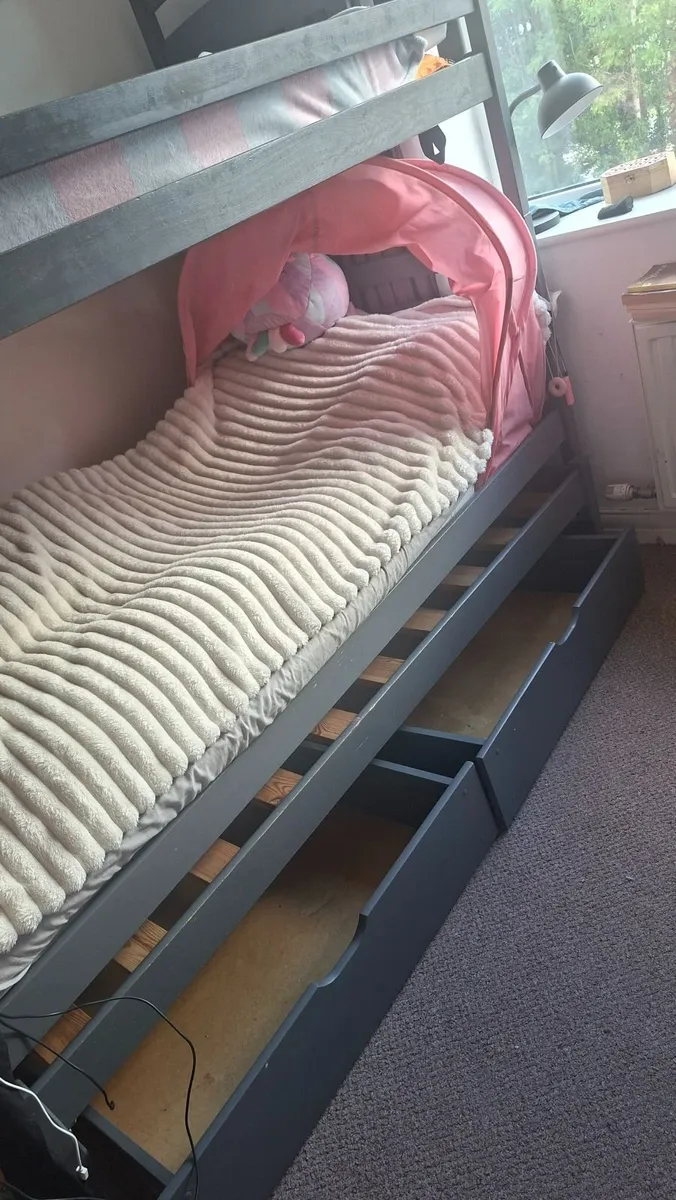 GONE Free Bunk beds with trundle bed and storage - Image 2