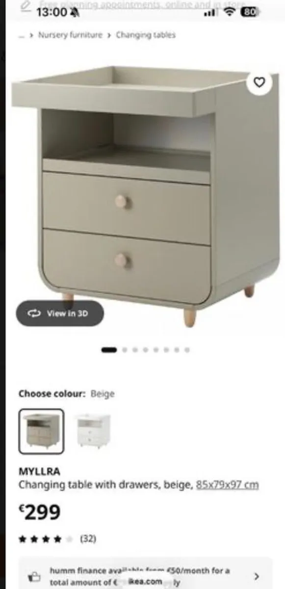 Chest of drawers
