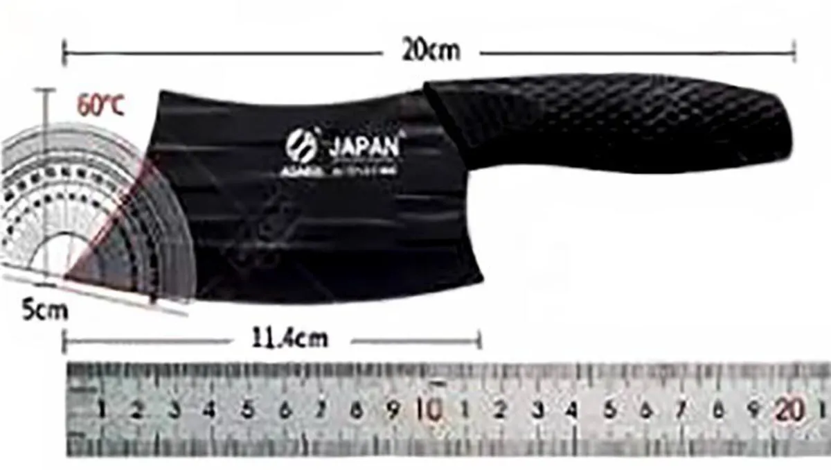 3 BLACK KITCHEN KNIVES (BRAND NEW). - Image 3