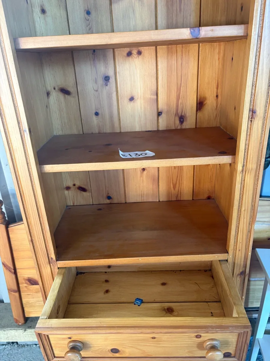 Pine Wine rack & book shelf - Image 3