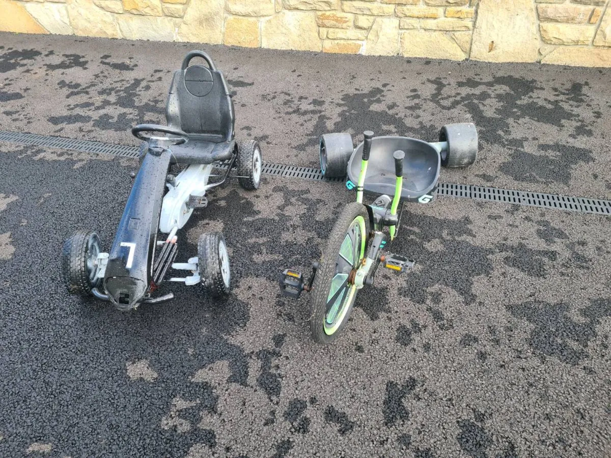 Go kart & huffy green machine - Image 2