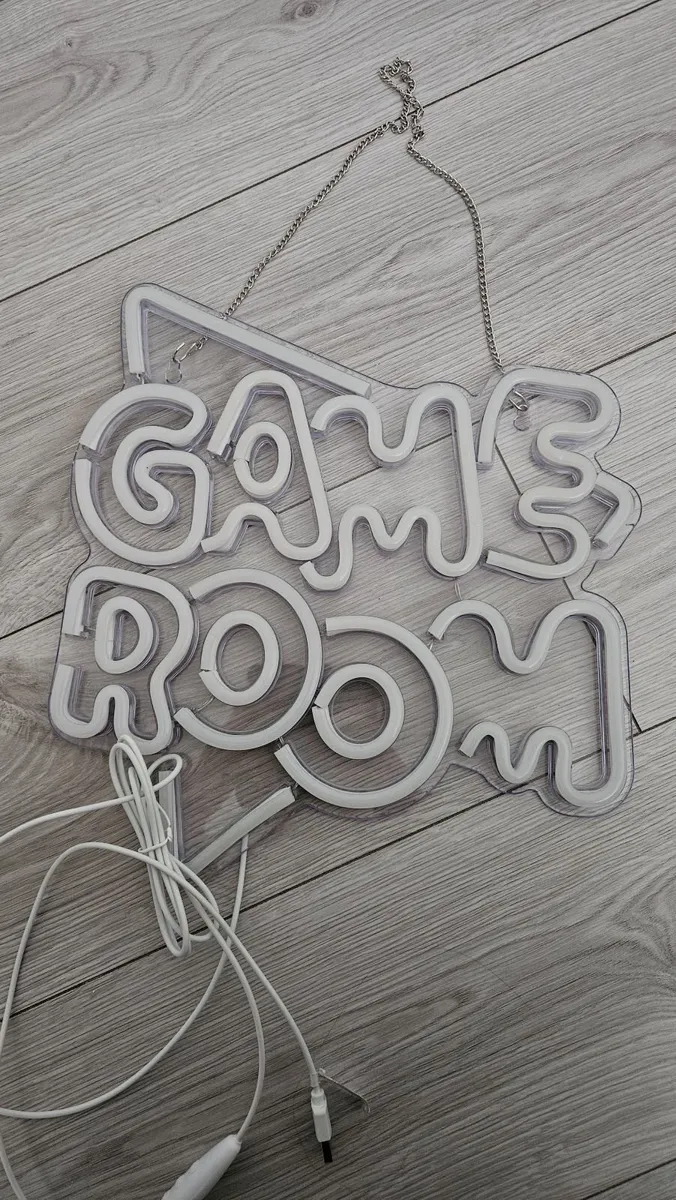 Gamer shelves, LED Light Bars and Gaming Sign - Image 1