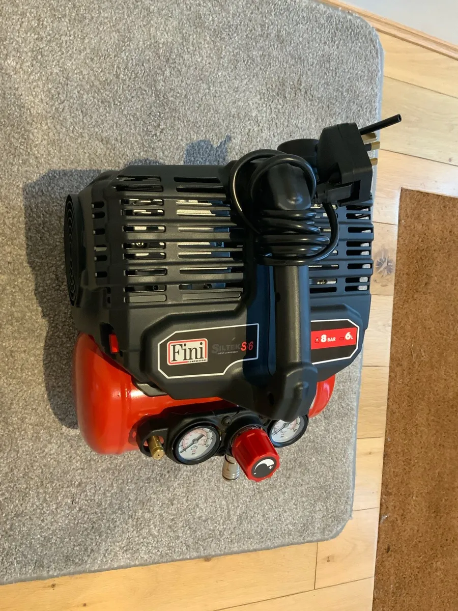 Fini 8Bar, 1hp, 6ltr Compressor - Image 3