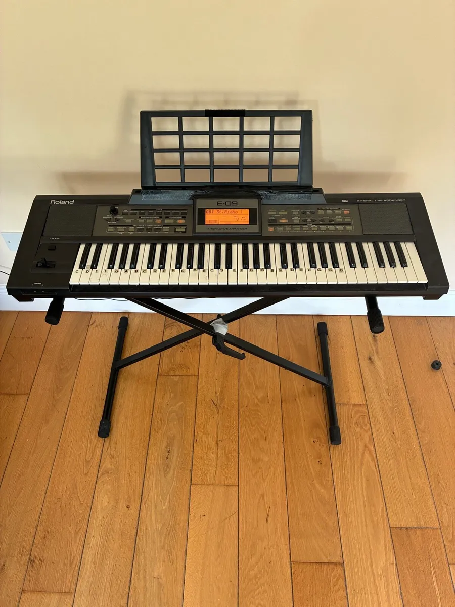 Roland E-09 61-Key Arranger Keyboard & Stand - Image 4