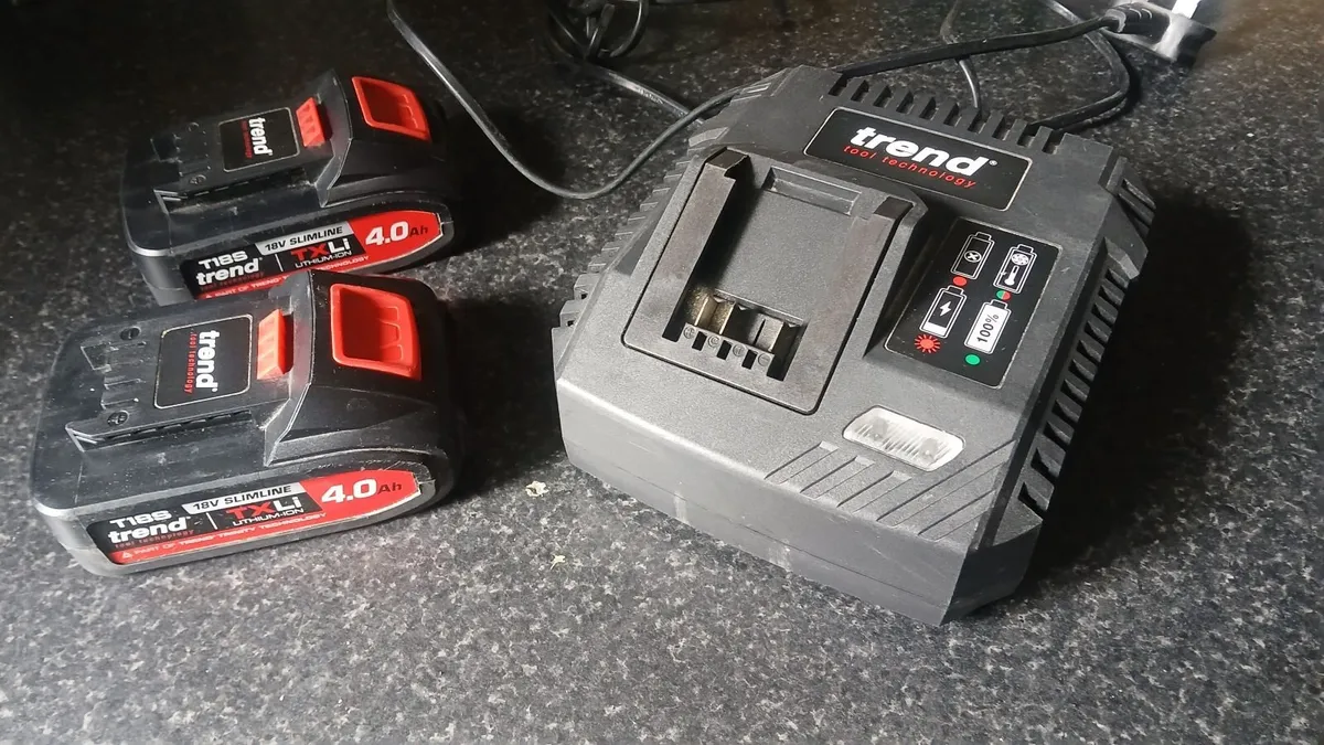 Trend charger and two batterise