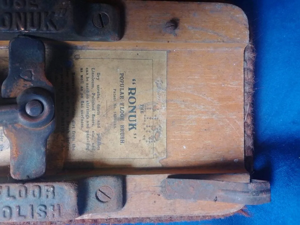 1920 Vintage Antique British "Ronuk" Heavyweight F - Image 4