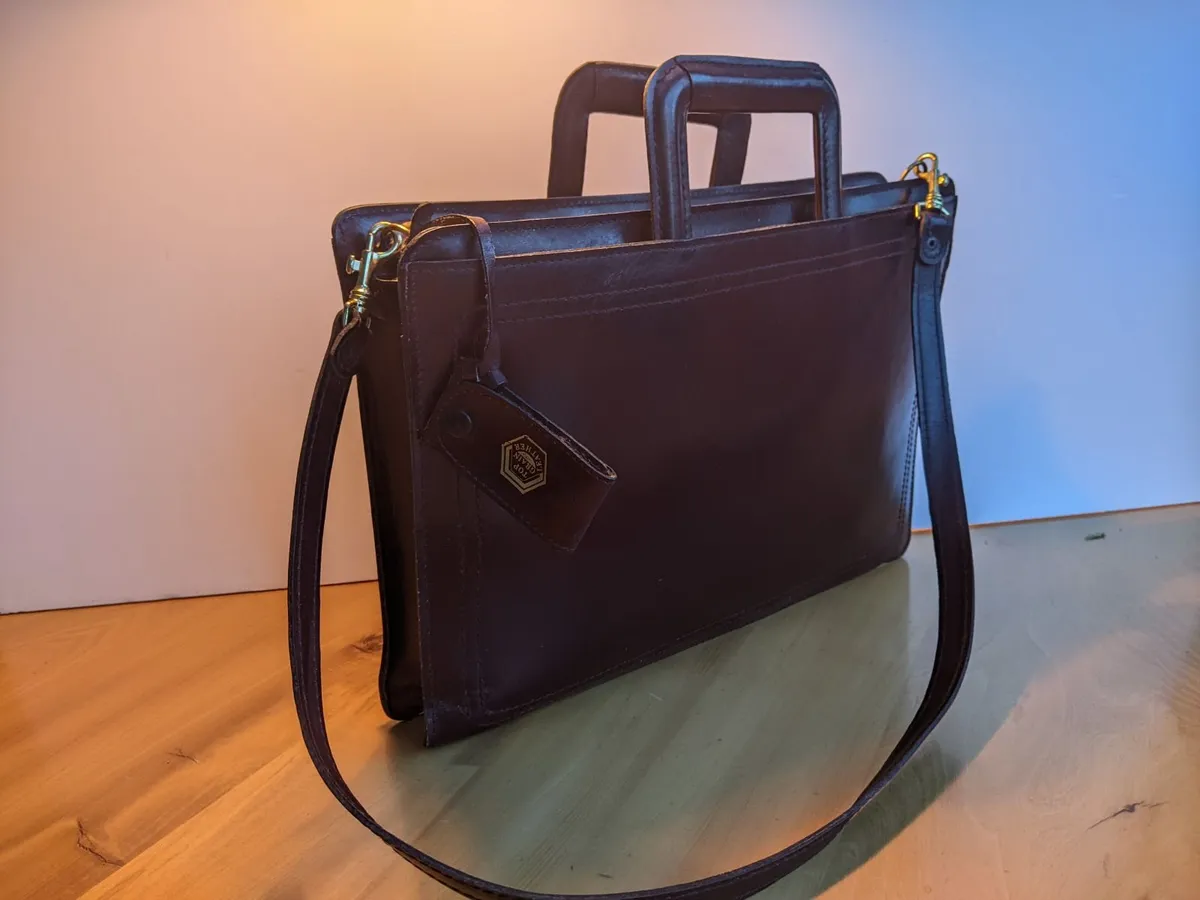 Leather Laptop Bag - Image 1