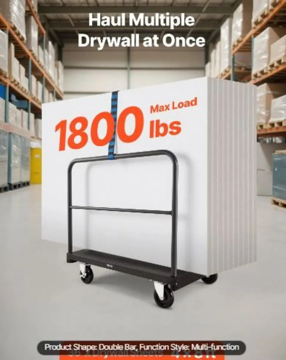 Drywall Cart Dolly, 816 kg Load Capacity - Image 4