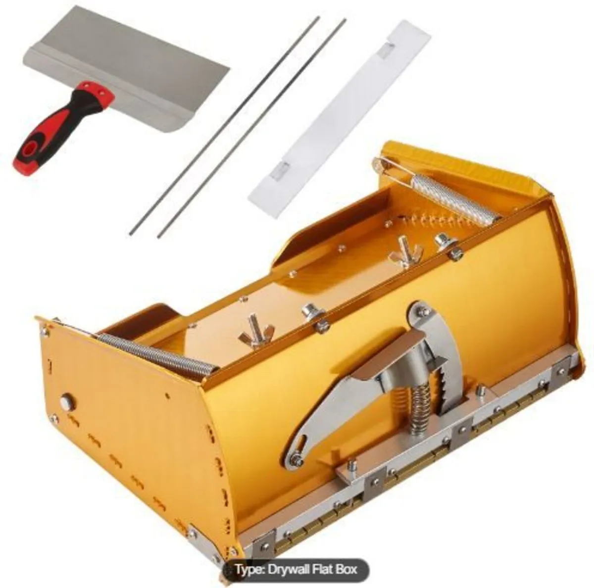 Drywall Flat Box, 10-Inch Wide Quick Clean - Image 1