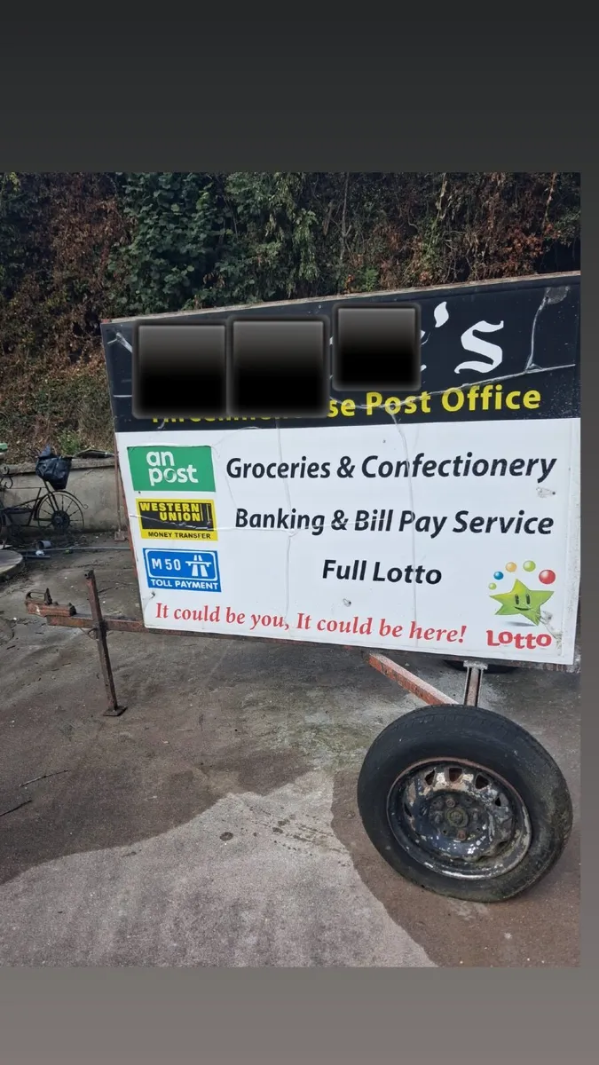 Towable Advertising Sign Trailer / Mobile Advertis