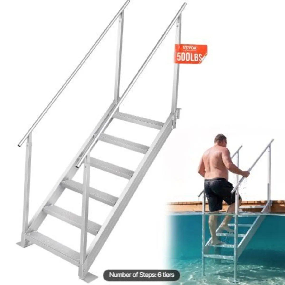 Aluminum Dock Ladder Boat Dock Ladder - Image 3