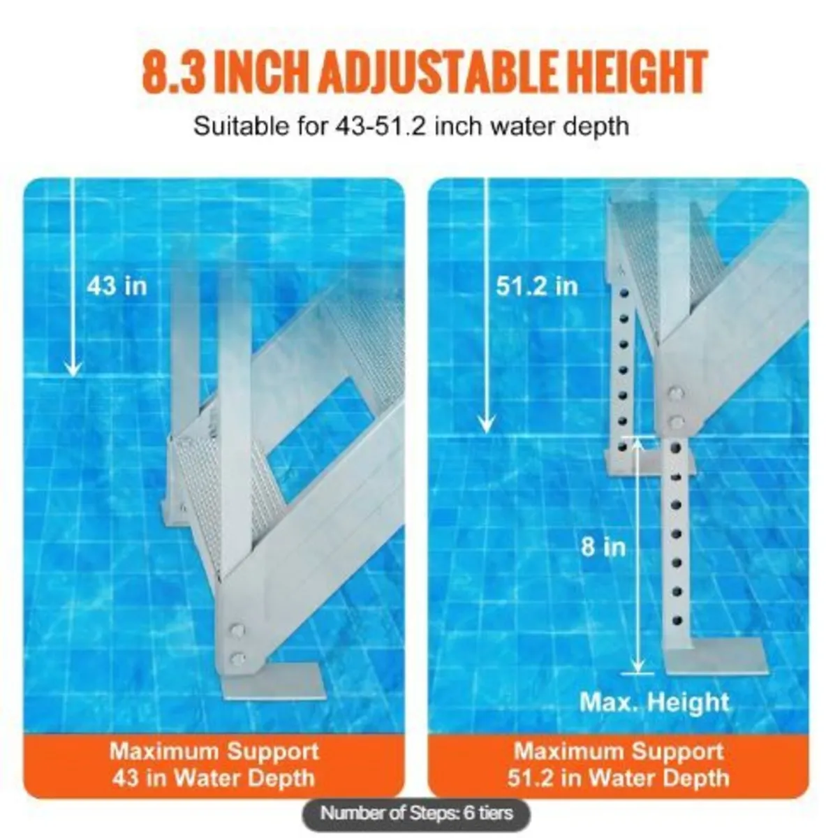 Aluminum Dock Ladder Boat Dock Ladder - Image 4