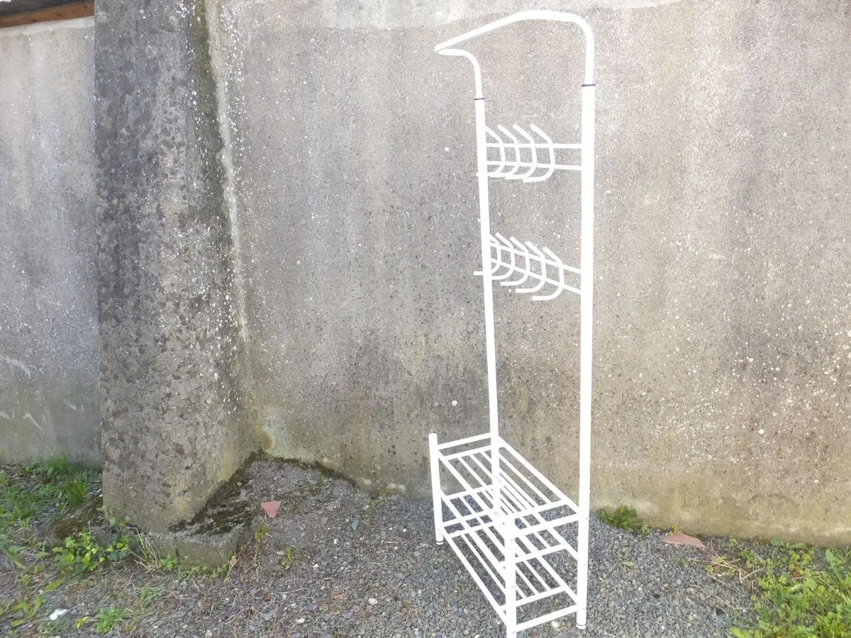 Coat rack stand and shoe rack - Image 4
