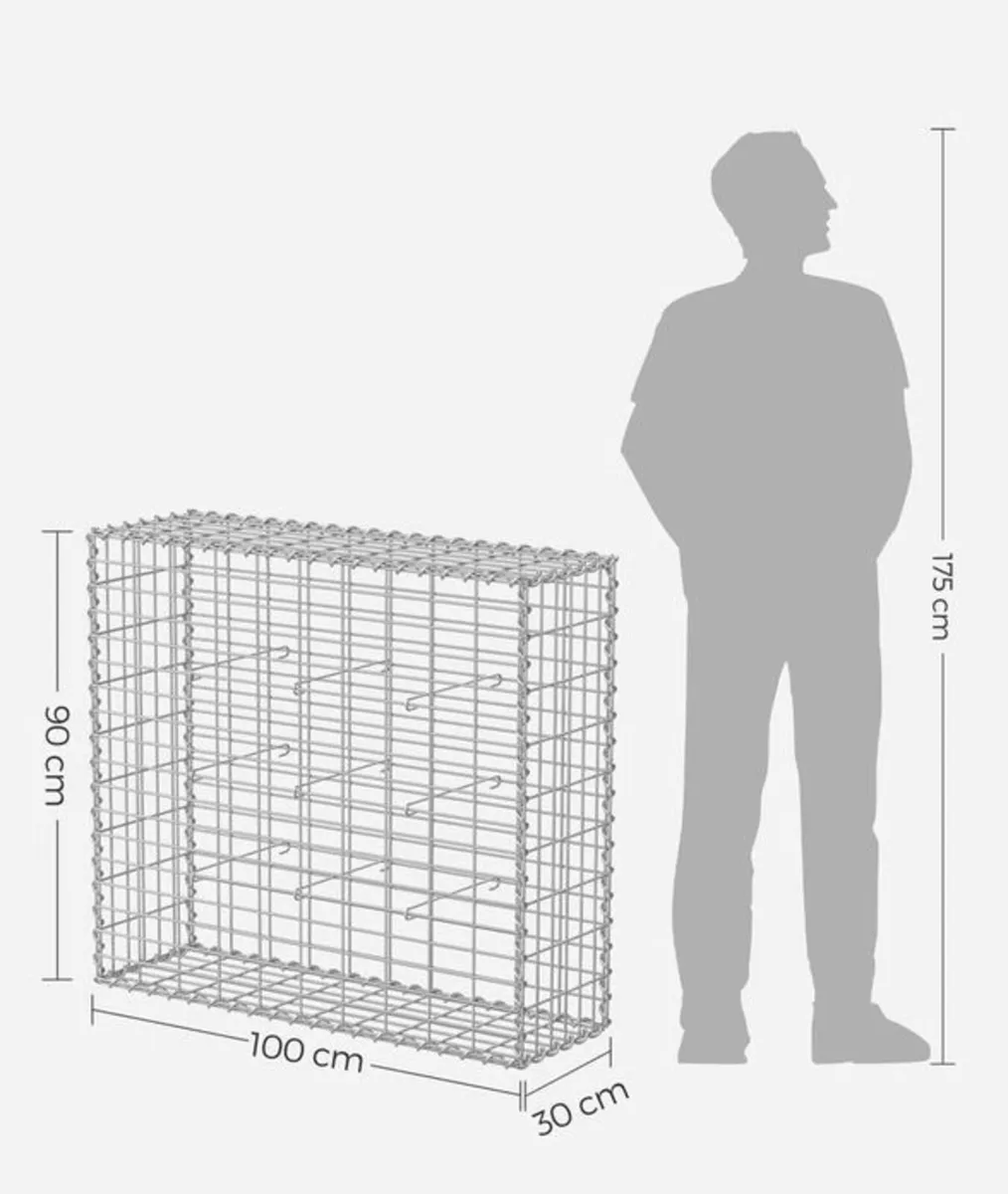 10 x gabion 100 x 30 x 90 cm (FREE Delivery) - Image 3