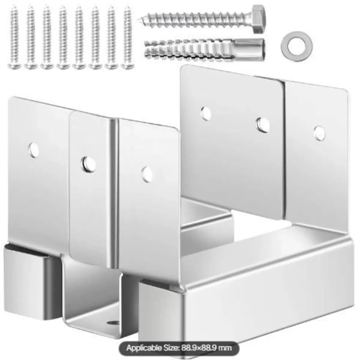 4x4 Post Base 10 Pcs, Inner Size - Image 1