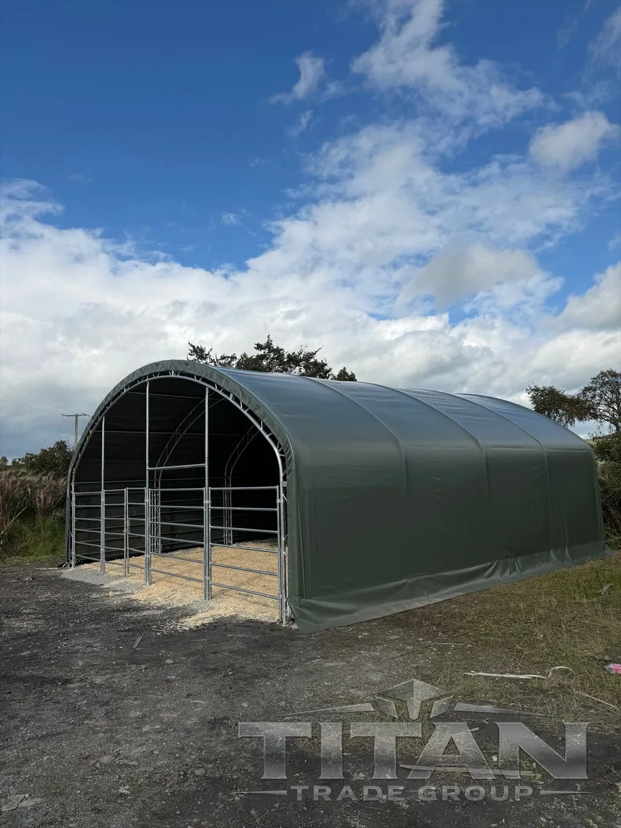 Livestock Animal Shelter Double Trussed 900g PVC - Image 1