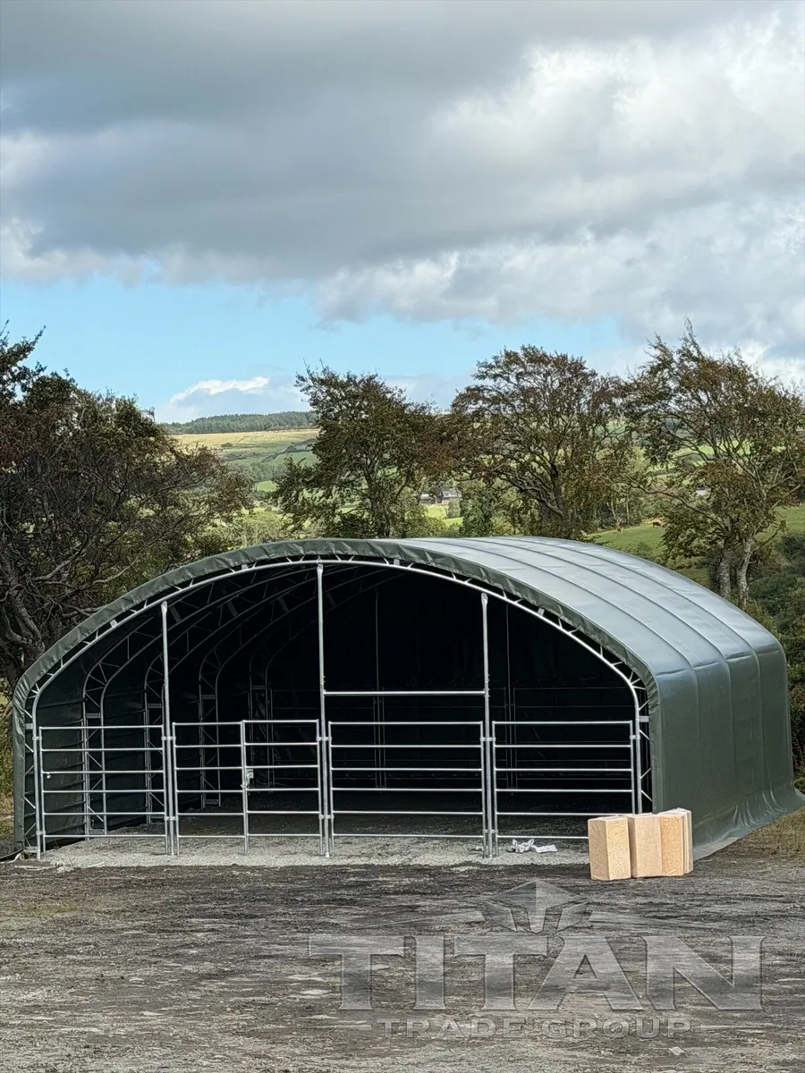 Livestock Animal Shelter Double Trussed 900g PVC - Image 4