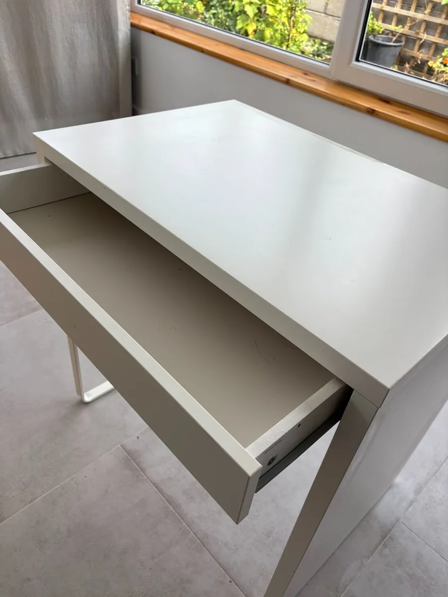 Small White Desk - Image 2