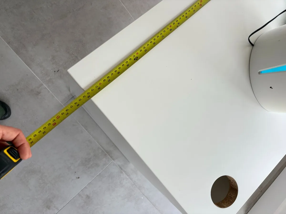 Small White Desk - Image 3
