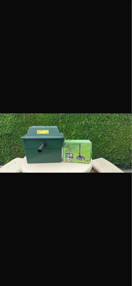 FISH Pond filter and pump - Image 1