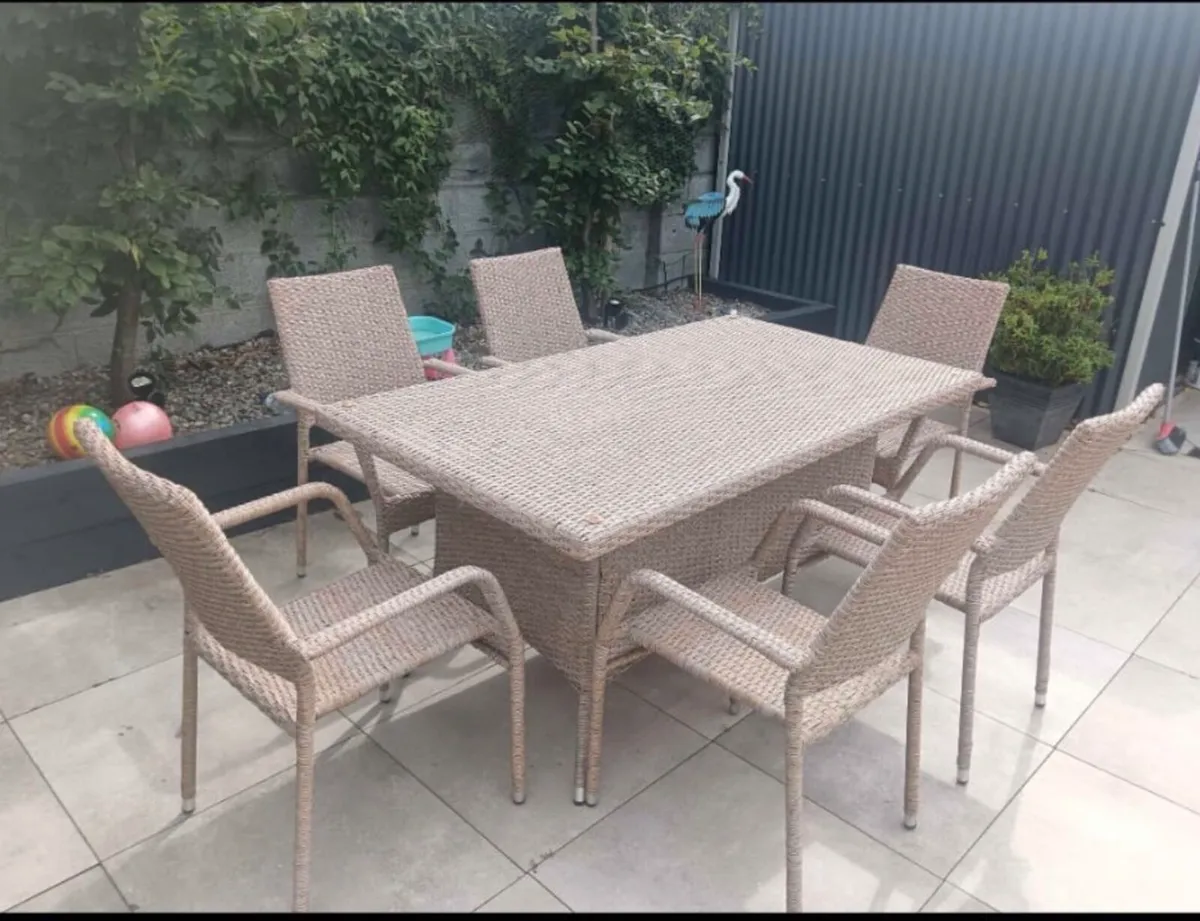 Garden dining set - Image 1