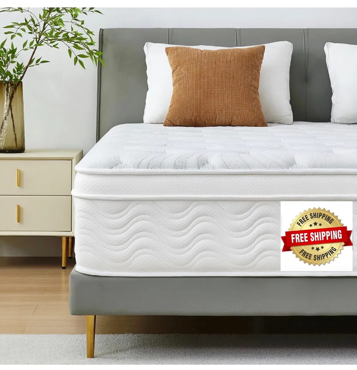 King Size Mattress 5FT Memory Foam, Pocket Sprungs - Image 1