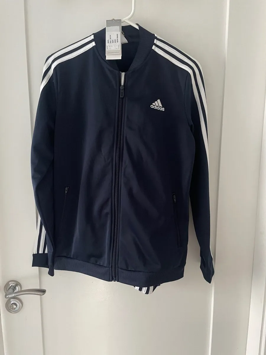 Adidas navy full tracksuit ladies size M - Image 1