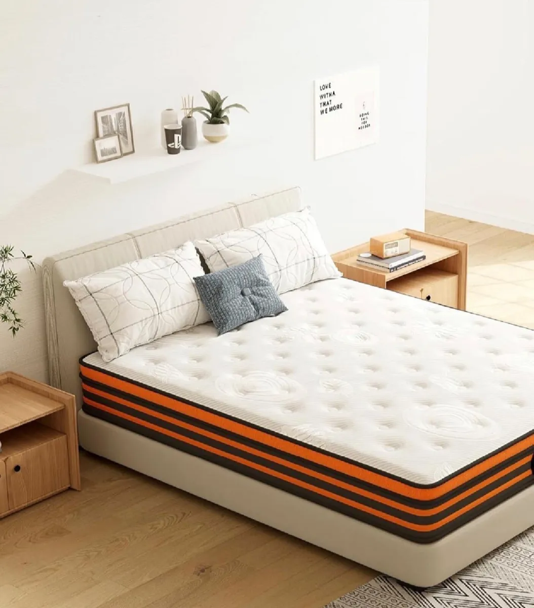 5FT King Size Mattress, 10 Inch 9 Zone Hybrid Orth - Image 4