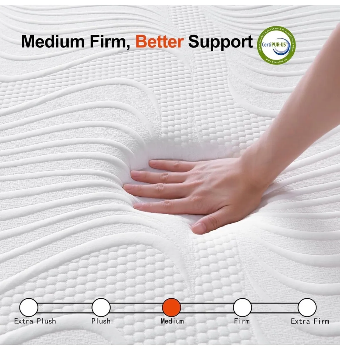 King Memory Foam Mattress, Cooling 5ft Kingsize Ma - Image 4