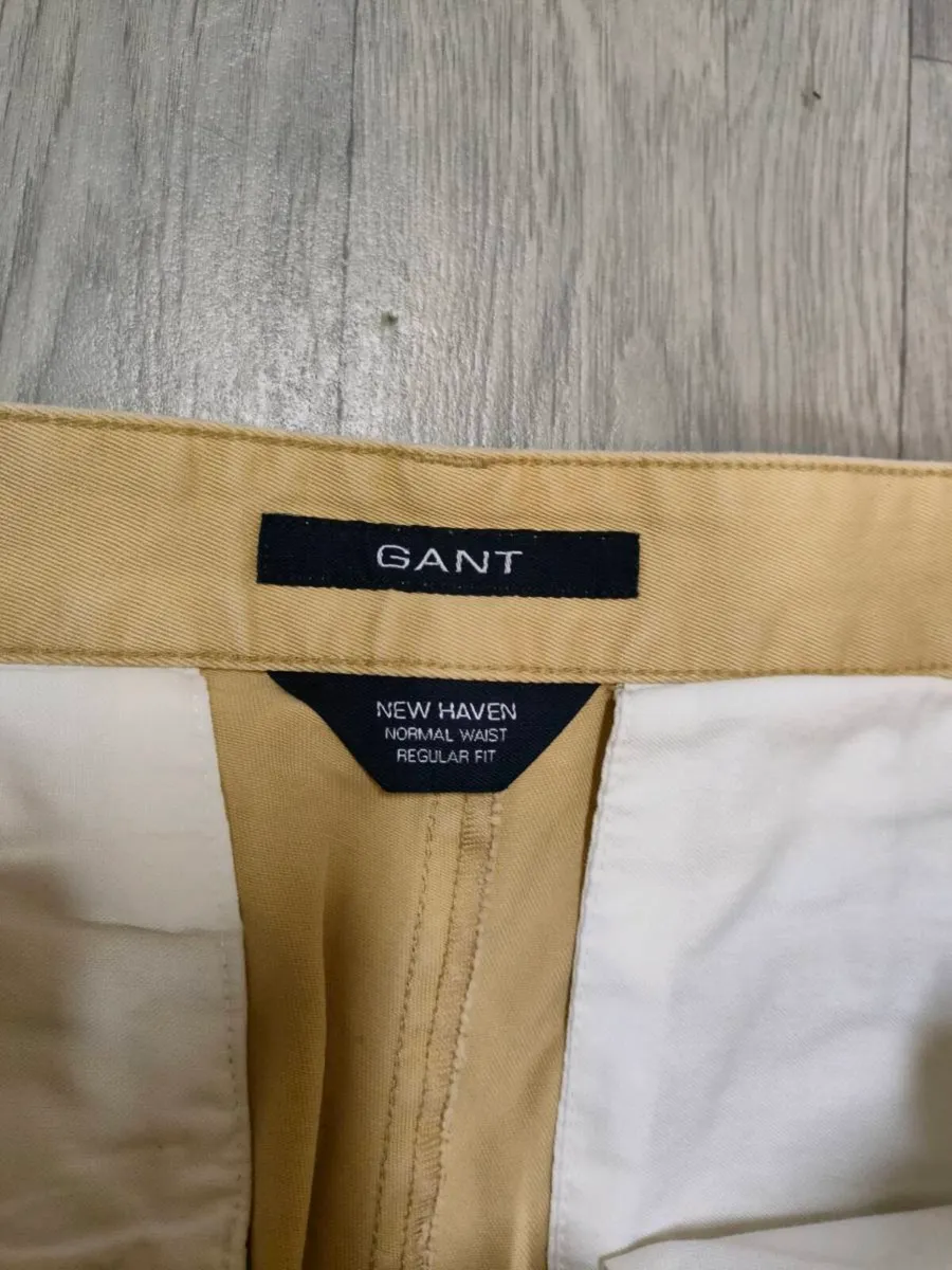 Gant New Haven Regular Fit Chino Trousers Mens W34 - Image 4