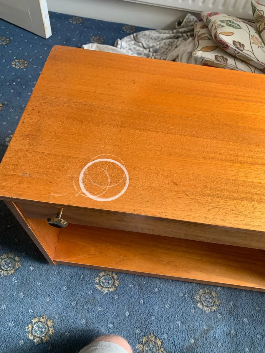 Vintage wooden TV unit / Stand - Image 2