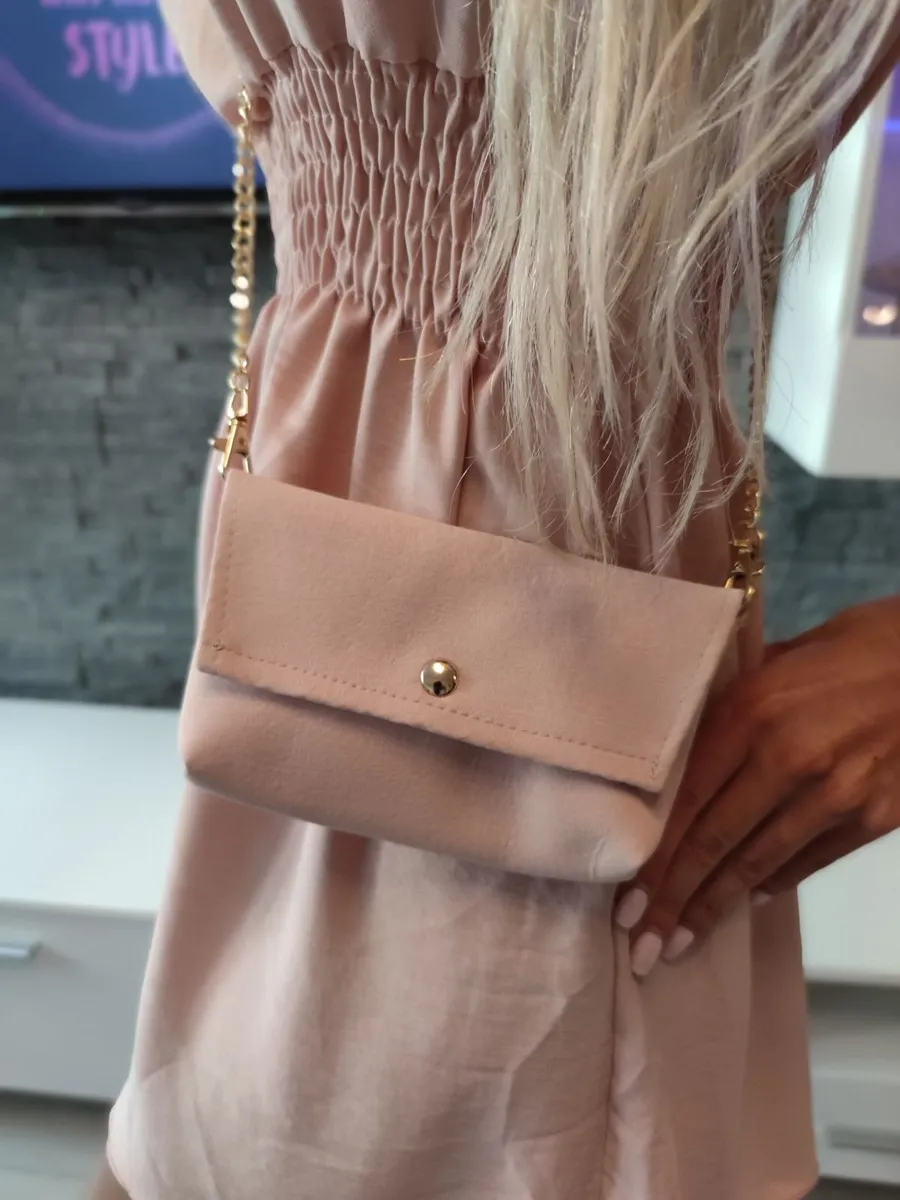 short spanish dress for women khaki/brown,pink - Image 3