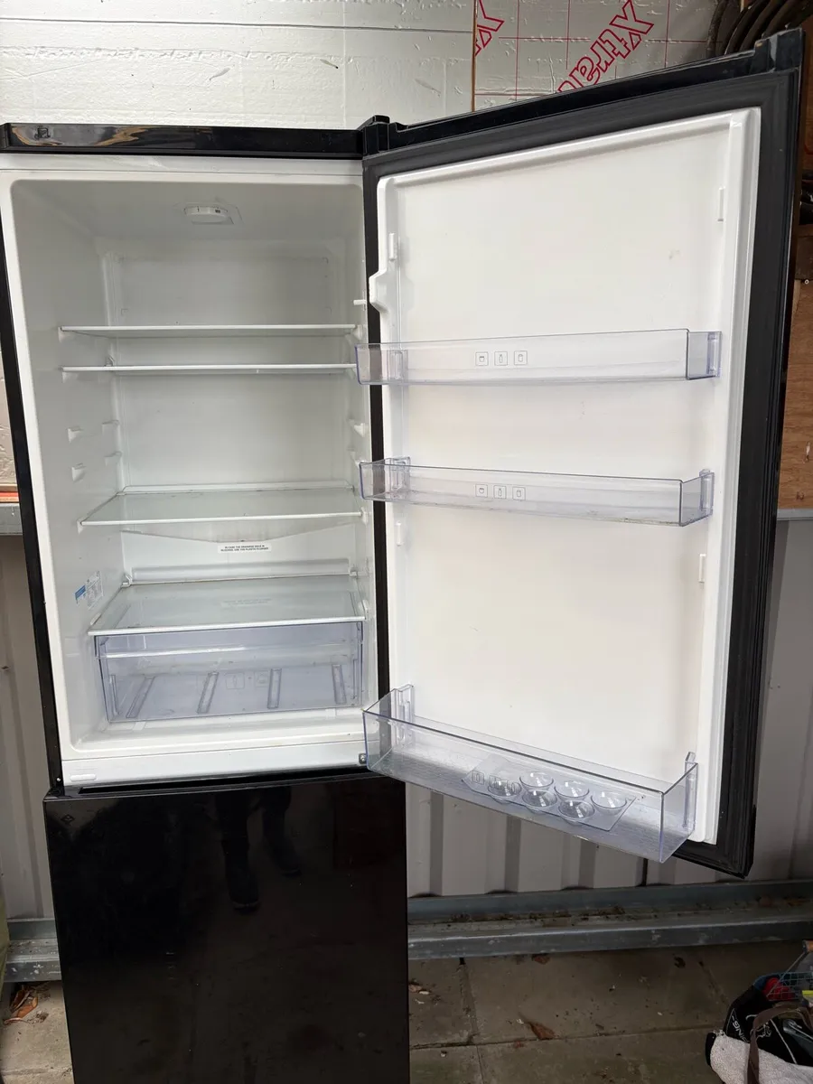 Beko fridge freezer and plug in room heater - Image 2