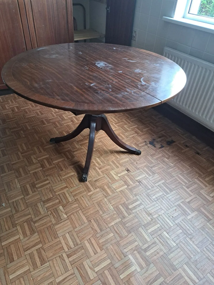Expandable antique table - Image 2
