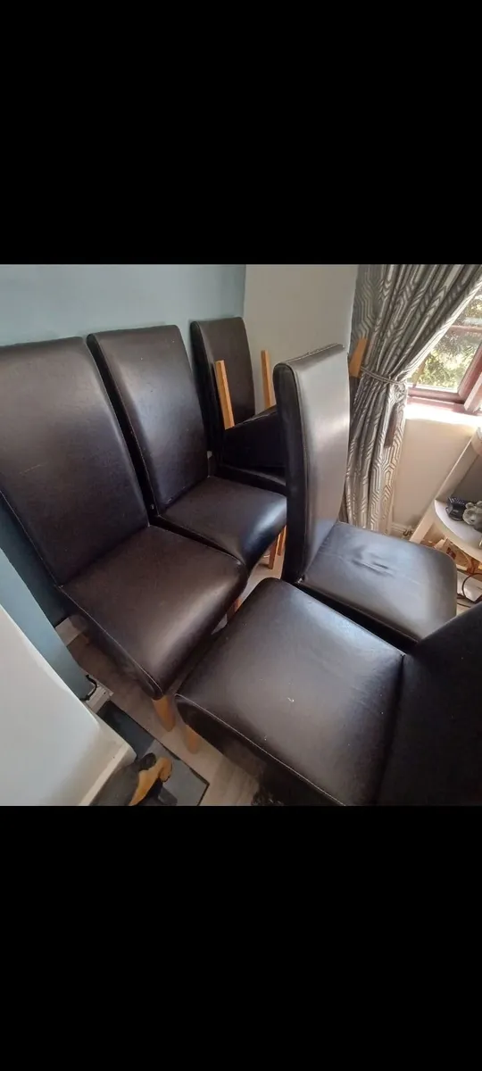 6 Large Size Dining Chairs - Image 2