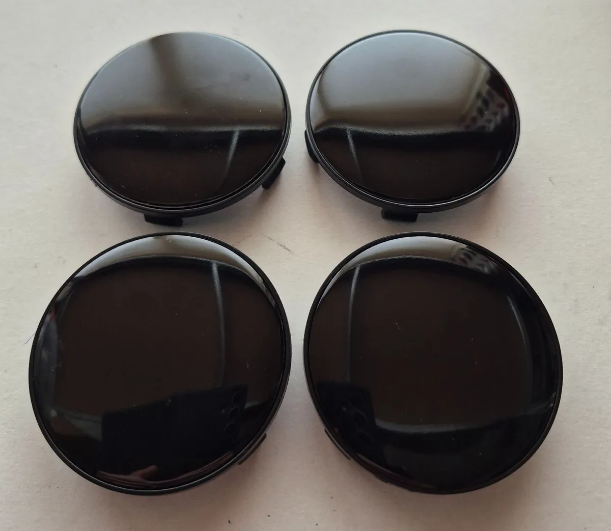Gloss black BMW caps - FREE POST - Image 1