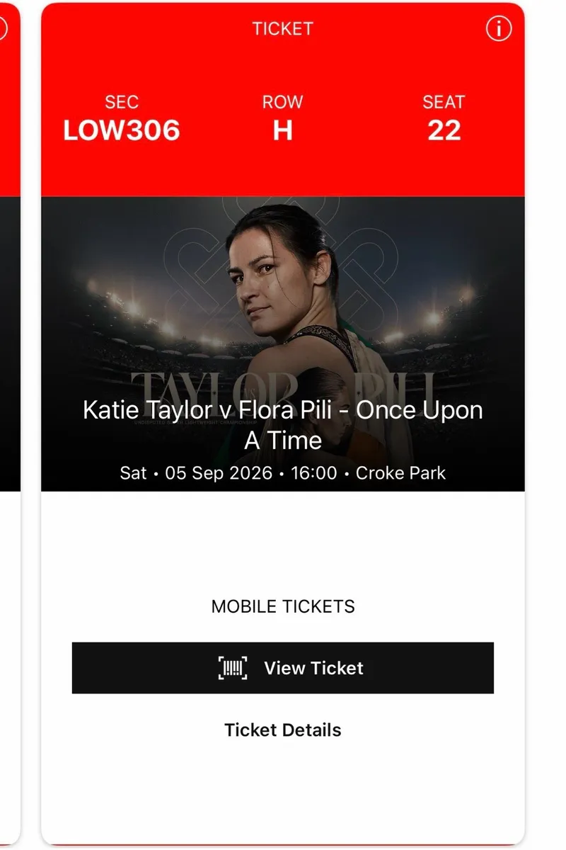 Katie Taylor Tickets - Image 2