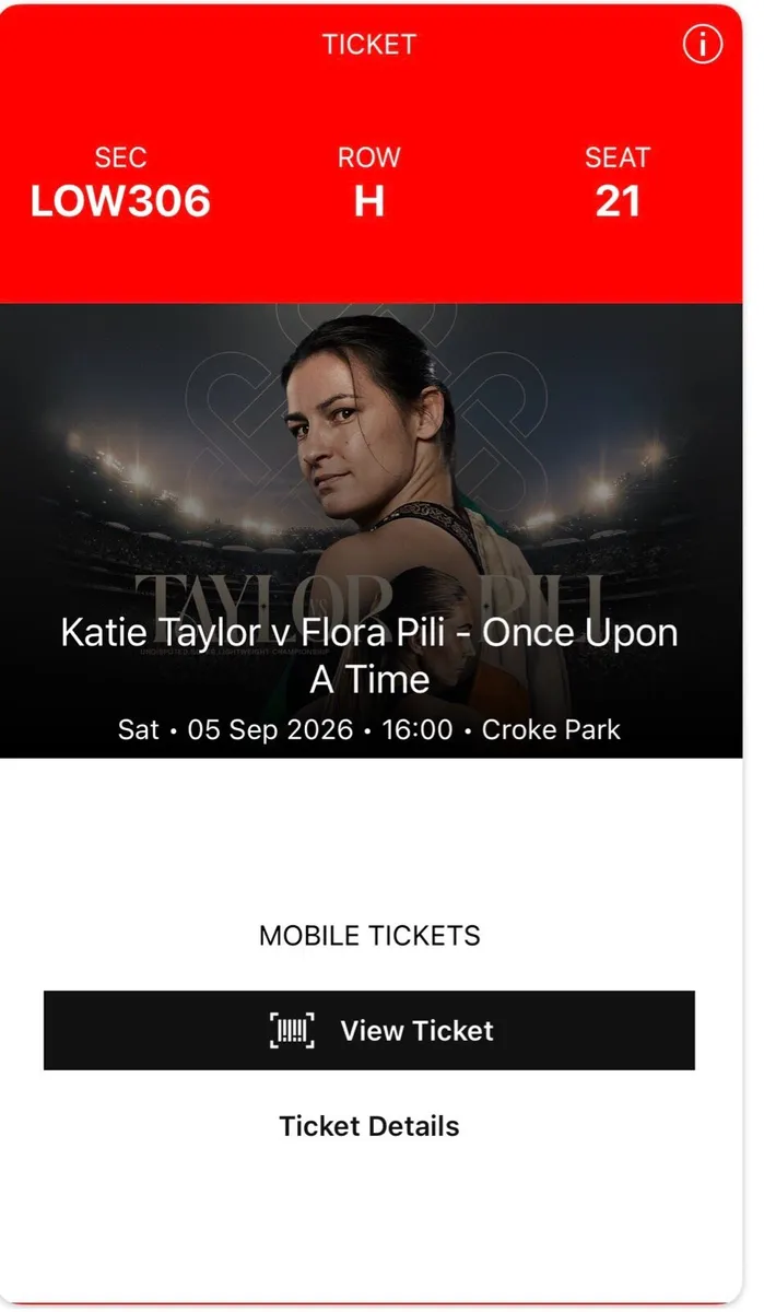 Katie Taylor Tickets - Image 3