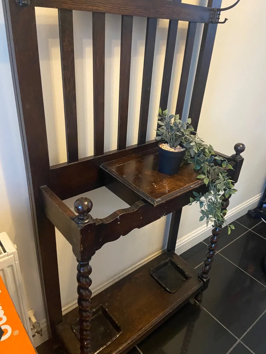 Antique hall stand - Image 1