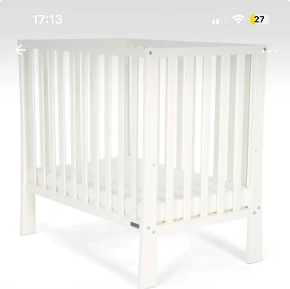 Cot & Mattress (Petite) Mamas & Papas - Image 2