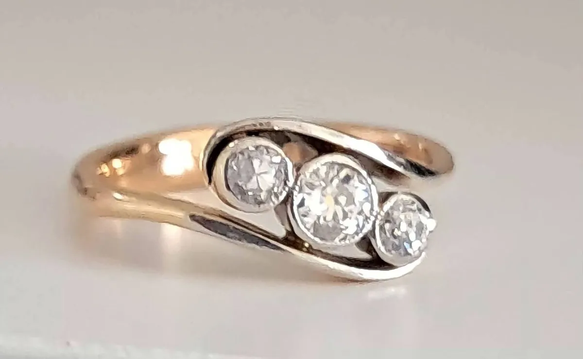 Antique 22ct Diamond Ring - Image 1