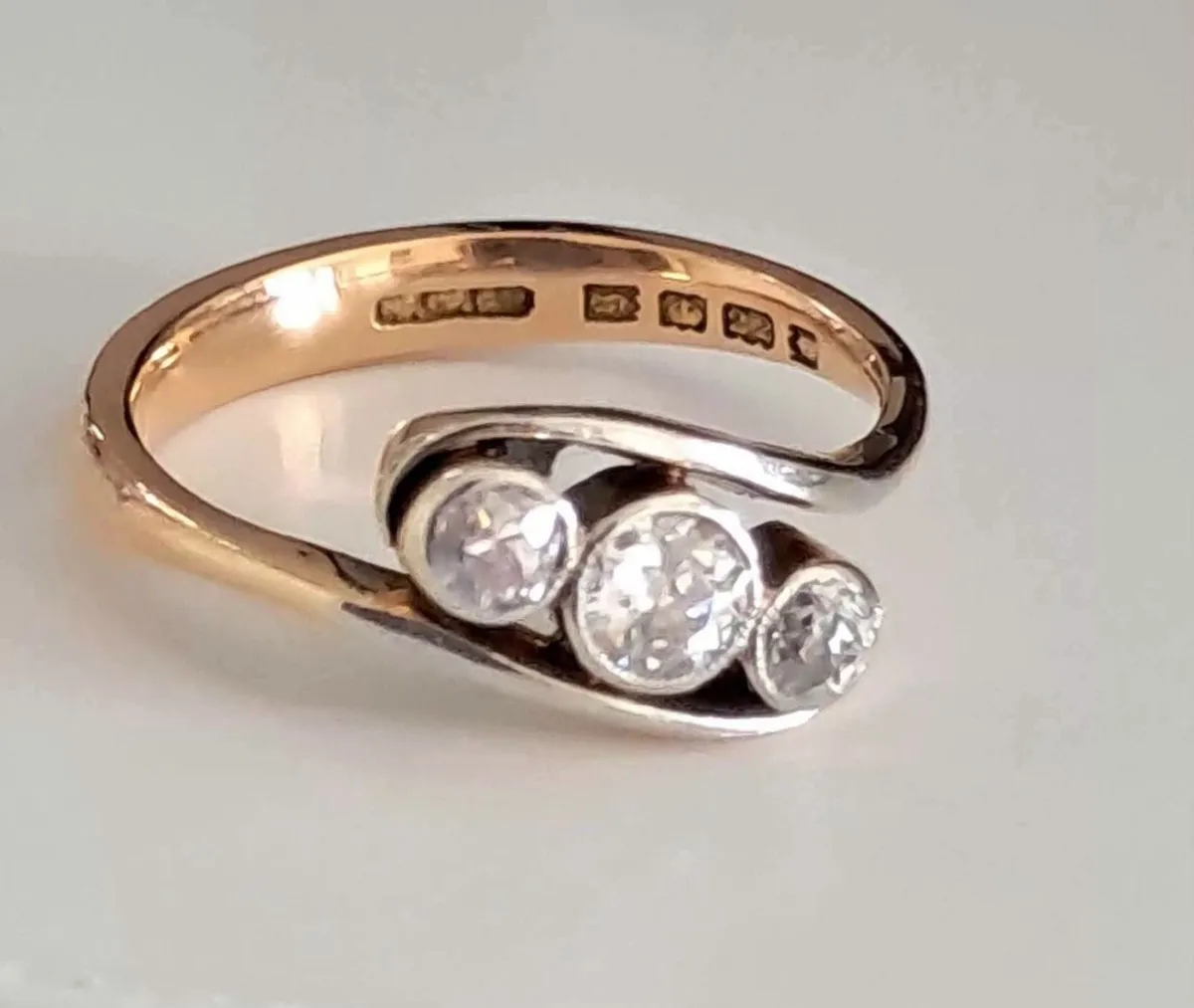 Antique 22ct Diamond Ring - Image 2