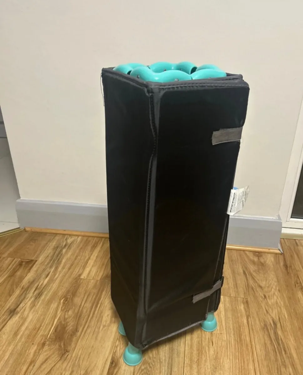 miniuno SnoozeLite Travel Cot Dark Aqua - Image 2