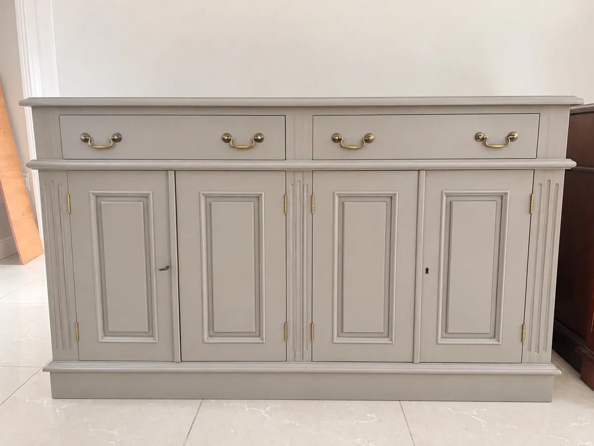 Sideboard solid mahogany wood