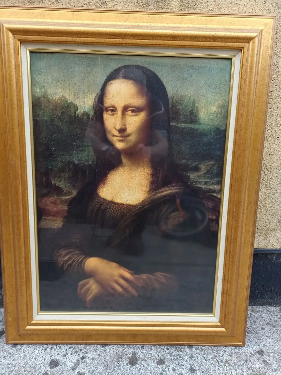 Vintage Mona Lisa Picture - Image 4