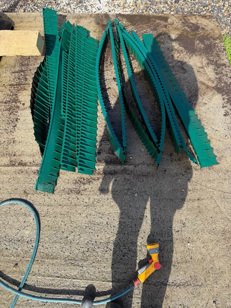 green plastic lawn edging - Image 1