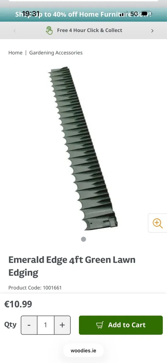 green plastic lawn edging - Image 4