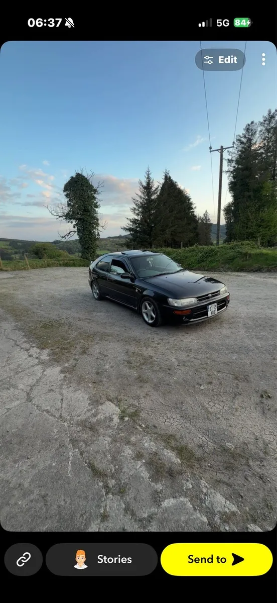 20 valve blacktop Corolla - Image 1